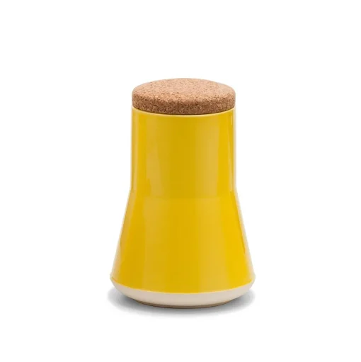 Established & Sons Store Krukke H21 Glossy Yellow/Mat Hvid
