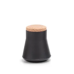 Established & Sons Store Krukke H17,5 Mat Sort/Glossy Black