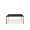 Established & Sons Table Spisebord 180x180 Sort Linoleum