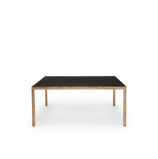 Established & Sons Table Spisebord 180x180 Sort Linoleum