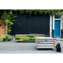 Established & Sons Wrongwoods Kabinet L150 Hvid/Sort