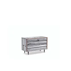 Established & Sons Wrongwoods Kommode L10,9 Hvid/Sort