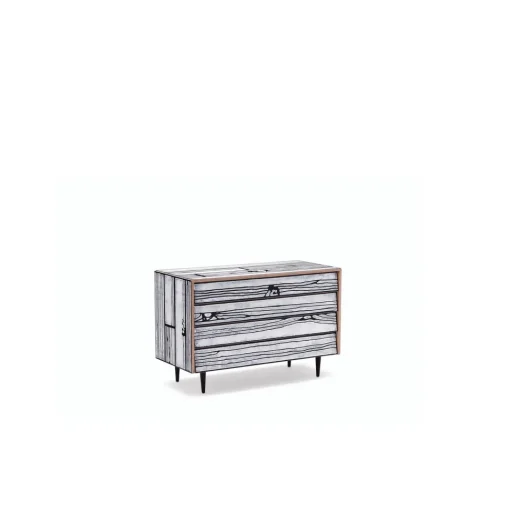 Established & Sons Wrongwoods Kommode L10,9 Hvid/Sort