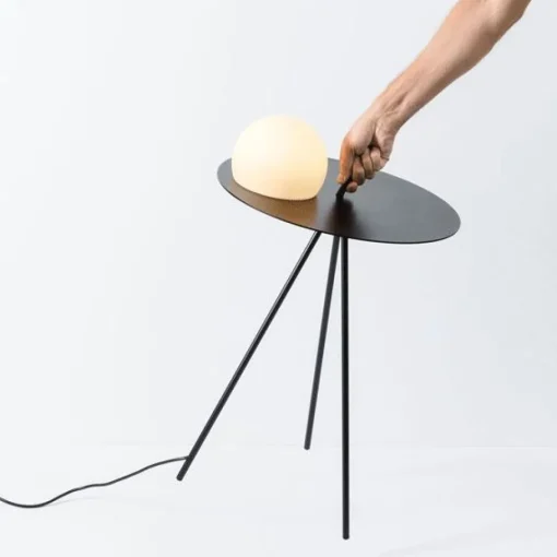 Estiluz Circ 3725 Gulvlampe Sort