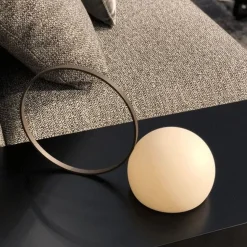Estiluz Circ Bordlampe Stor Rust