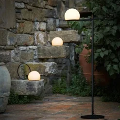 Estiluz Circ Gulvlampe Udendørs Sort