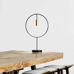 Estiluz Revolta Bordlampe Guld & Sort