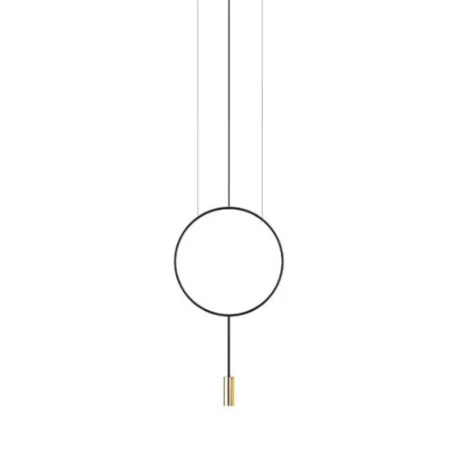 Estiluz Revolta Pendel Lille Sort & Guld