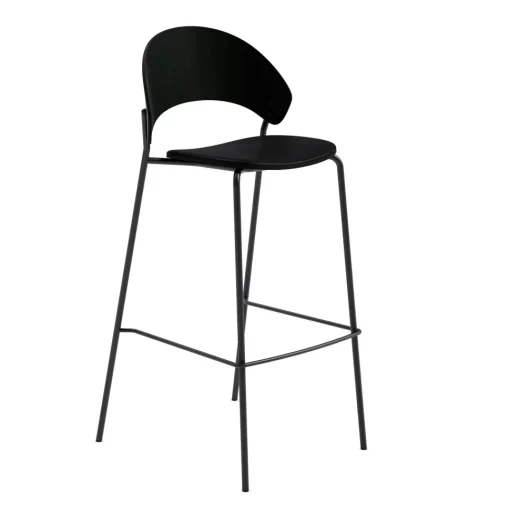 Eva Solo Dosina Barstol 75 cm Polstret Eg/Sort