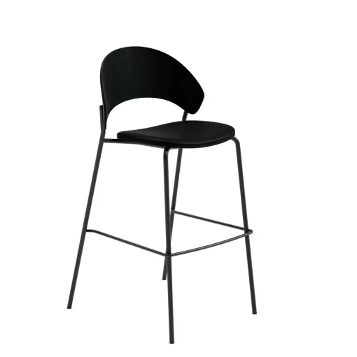 Eva Solo Dosina Barstol 65 cm Polstret Eg/Sort