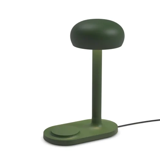 Eva Solo Emendo Bordlampe Med QI Tråsløs Oplader Emerald Green