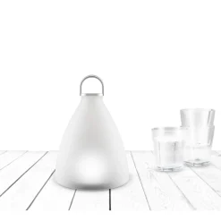 Eva Solo Sunlight Bell Solcellelampe Lille Frostet Glas