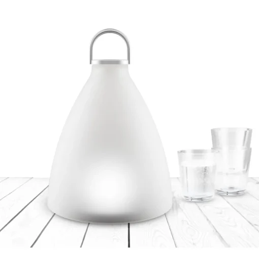 Eva Solo Sunlight Bell Solcellelampe Stor Frostet Glas