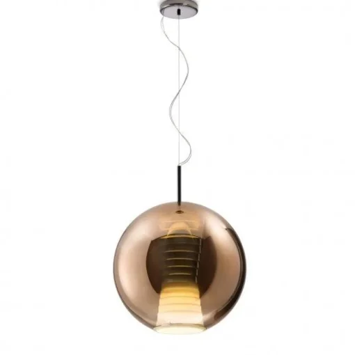 Fabbian Beluga Royal D57 Pendel Stor Bronze