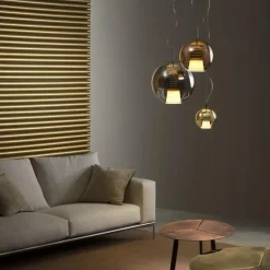 Fabbian Beluga Royal D57 Pendel Stor Bronze