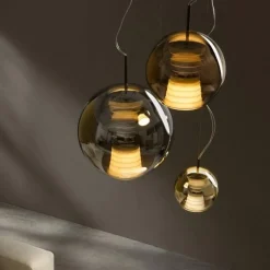 Fabbian Beluga Royal D57 Pendel Stor Guld