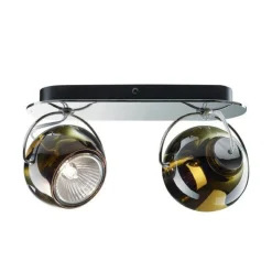 Fabbian Beluga Vág/Loftlampe Dobbelt Brun
