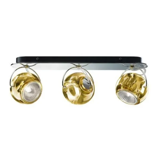 Fabbian Beluga Vág/Loftlampe Tripple Gul