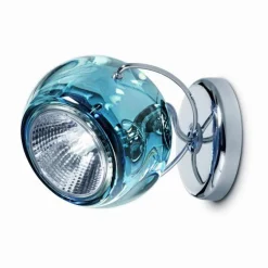 Fabbian Beluga Vág/Loftlampe Blå