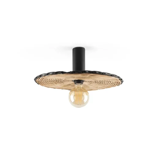 Faro COSTAS 400 Vág/loftlampe H14 Sort/Rattan