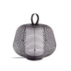 Faro NARA Udendørs Bordlampe Mat Sort/Opal Hvid