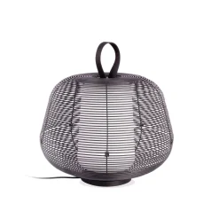 Faro NARA Udendørs Bordlampe Mat Sort/Opal Hvid