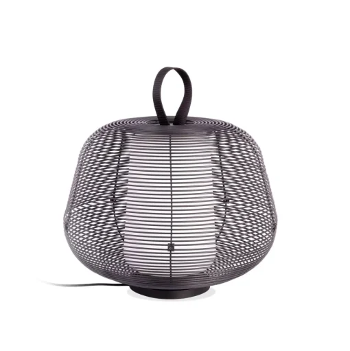 Faro NARA Udendørs Bordlampe Mat Sort/Opal Hvid