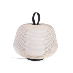 Faro NARA Udendørs Bordlampe Beige/Opal Hvid
