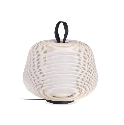 Faro NARA Udendørs Bordlampe Beige/Opal Hvid