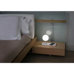 Faro NIKO PC Bordlampe Venstre Mat Hvid