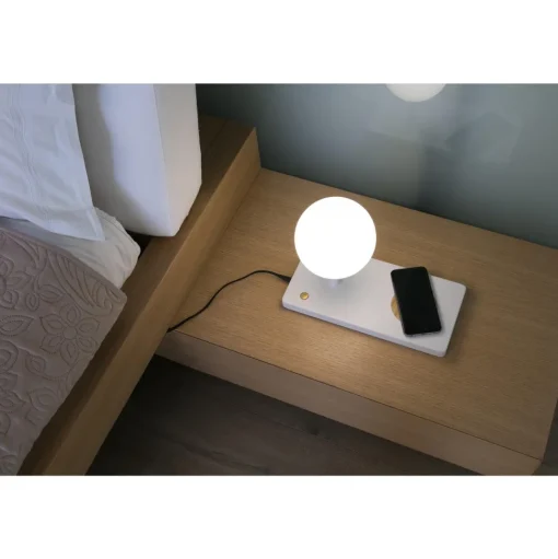 Faro NIKO PC Bordlampe Venstre Mat Hvid
