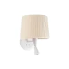 Faro SAMBA Váglampe Mat Hvid/Beige