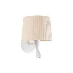 Faro SAMBA Váglampe Mat Hvid/Beige