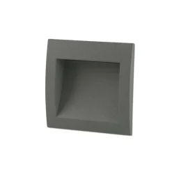 Faro SEDNA SQ 90 Recessed Udendørslampe Mørk Grå