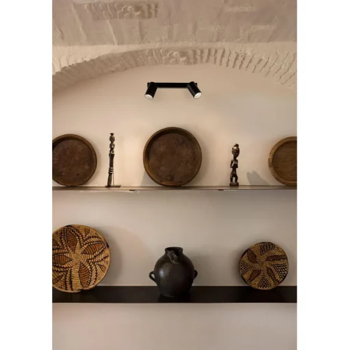 Faro STAN 2L Vág/Loftlampe Sort