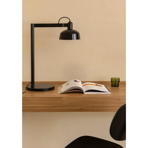 Faro TATAWIN Bordlampe Satin Sort/Grayish Blue
