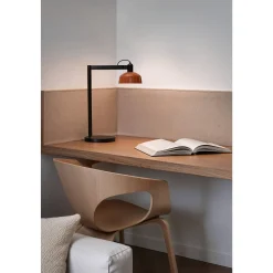 Faro TATAWIN Bordlampe Satin Sort/Hvid