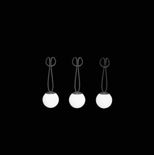 Fatboy Bolleke Mini Transportabel Lampe Sát af 3 Antracit