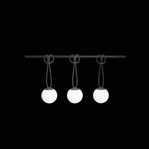 Fatboy Bolleke Mini Transportabel Lampe Sát af 3 Antracit