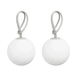 Fatboy Bolleke Transportabel Lampe 2-Pak Lysegrå