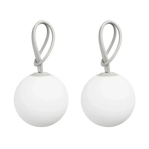 Fatboy Bolleke Transportabel Lampe 2-Pak Lysegrå