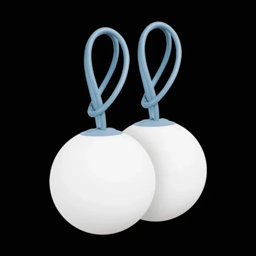 Fatboy Bolleke Transportabel Lampe Duo Pack Wave Blue