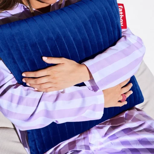 Fatboy Hotspot Pude Line Quadro Velvet Flash Blue