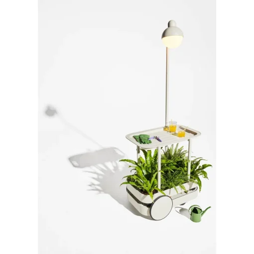 Fatboy Jolly Trolley Rullevogn Med Lampe Lysegrå