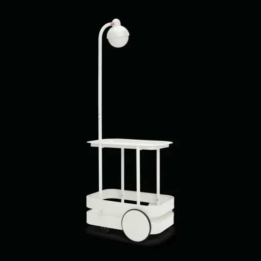 Fatboy Jolly Trolley Rullevogn Med Lampe Lysegrå