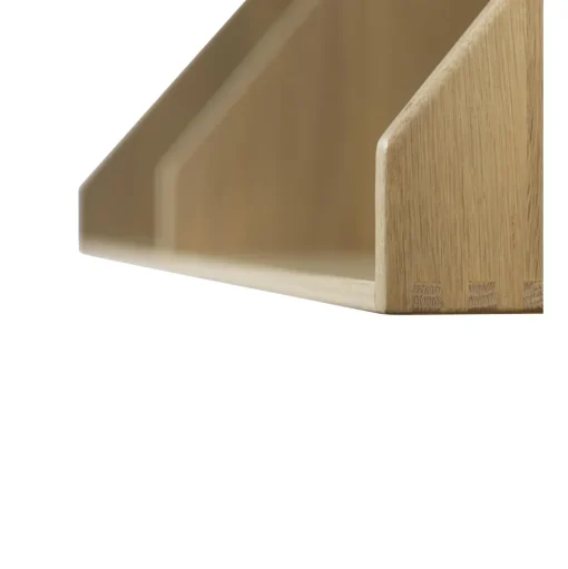FDB Møbler B5 Hylde 80 cm Matlakeret Egetrá