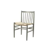 FDB Møbler J80 Spisebordsstol Moss Grey/Natur Sáde