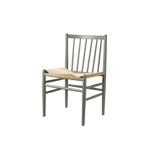 FDB Møbler J80 Spisebordsstol Moss Grey/Natur Sáde