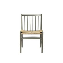 FDB Møbler J80 Spisebordsstol Moss Grey/Natur Sáde