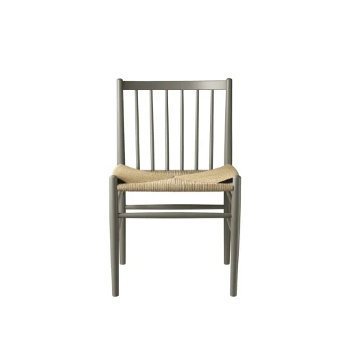FDB Møbler J80 Spisebordsstol Moss Grey/Natur Sáde